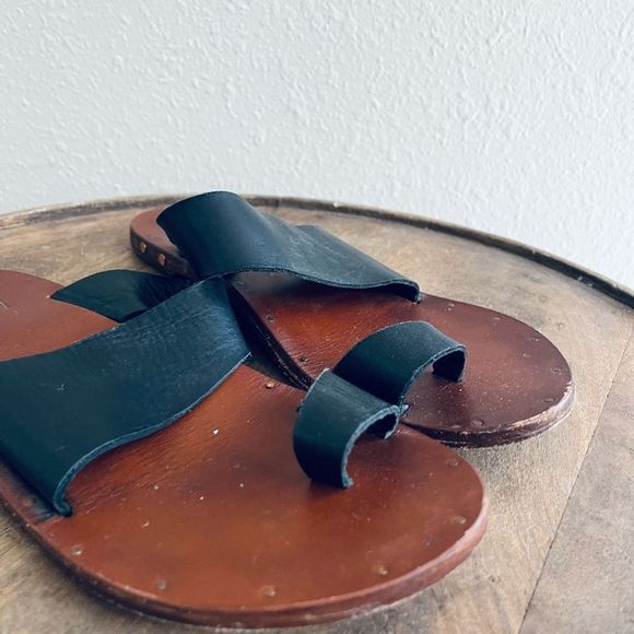 beek Black and Brown Sandals - Picture 5 of 10